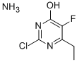 2-Chloro-6-ethyl-5-fluoro-4-hydroxy pyrimidine ammonium salt Structure,188416-27-5Structure