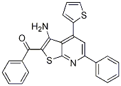 (3-氨基-6-苯基-4-噻吩-2-基-噻吩并[2,3-b]吡啶-2-基)-苯基-甲酮结构式_188782-68-5结构式