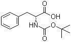 BOC-D-Phenylalanine Structure