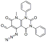 Pyrido[2,3-d]pyrimidine-6-carboxaldehyde, 5-azido-1,2,3,4,7,8-hexahydro-8-methyl-2,4,7-trioxo-1,3-diphenyl- Structure,189998-29-6Structure