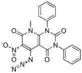 Pyrido[2,3-d]pyrimidine-2,4,7(1h,3h,8h)-trione, 5-azido-8-methyl-6-nitro-1,3-diphenyl- Structure,189998-38-7Structure