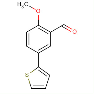 2-Methoxy-5-(2-thienyl)benzaldehyde Structure,190270-76-9Structure