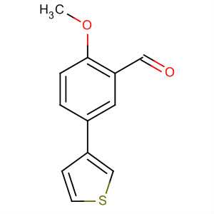 2-Methoxy-5-(thien-3-yl)benzaldehyde Structure,190271-67-1Structure