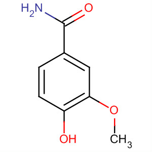 Benzamide, 4-hydroxy-3-methoxy- Structure,19072-58-3Structure