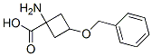 Cyclobutanecarboxylic acid, 1-amino-3-(phenylmethoxy)- Structure,191110-50-6Structure