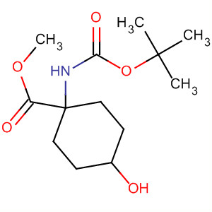 Methyl 1-{[(tert-butoxy)carbonyl]amino}-4-hydroxycyclohexane-1-carboxylate Structure,191110-78-8Structure