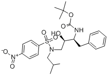 Tert-butyl [(1s,2r)-1-benzyl-2-hydroxy-3-[isobutyl[(4-nitrophenyl)sulfonyl]amino]propyl]carbamate Structure,191226-98-9Structure