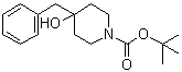 Tert-butyl 4-benzyl-4-hydroxypiperidine-1-carboxylate Structure,191327-87-4Structure