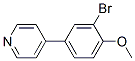 4-(3-Bromo-4-methoxyphenyl)pyridine Structure,191602-60-5Structure