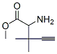 (9ci)-2-氨基-3,3-二甲基-4-戊炔酸甲酯结构式_191615-42-6结构式