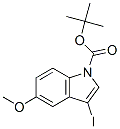 3-碘-5-甲氧基吲哚-1-羧酸叔丁酯结构式_192189-10-9结构式