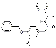 (S)-4-benzyloxy-3-methoxy-n-(1-phenylethyl)benzeneacetamide Structure,192190-36-6Structure