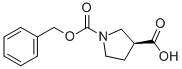 (S)-1-Cbz-pyrrolidine-3-carboxylicacid Structure,192214-00-9Structure