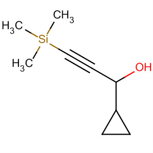 1-Cyclopropyl-3-(trimethylsilyl)prop-2-yn-1-ol Structure,192315-00-7Structure