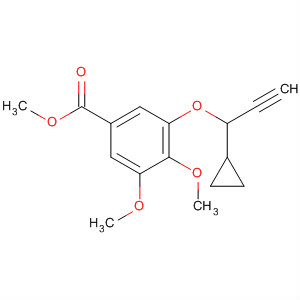 3-(1-Cyclopropyl-prop-2-ynyloxy)-4,5-dimethoxy-benzoic acid methyl ester Structure,192315-04-1Structure