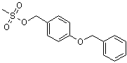 Benzenemethanol,4-(phenylmethoxy)-,methanesulfonate Structure,192997-48-1Structure