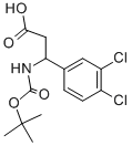 3-[(Tert-Butoxycarbonyl)amino]-3-(3,4-dichlorophenyl)propanoic acid Structure,193633-52-2Structure