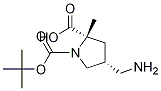 (2S,4r)-1-tert-butyl 2-methyl 4-(aminomethyl)pyrrolidine-1,2-dicarboxylate Structure,194163-92-3Structure