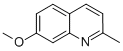 2-Methyl-7-methoxyquinoline Structure,19490-87-0Structure