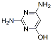 2,4-Diamino-6-hydroxypyrimidine Structure,195-66-4Structure