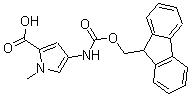 4-(9H-fluoren-9-ylmethoxycarbonylamino)-1-methyl-1H-pyrrole-2-carboxylic acid Structure,195387-29-2Structure