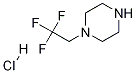 1-(2,2,2-Trifluoro-ethyl)-piperazine hcl Structure,195447-63-3Structure