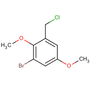 1-Bromo-3-chloromethyl-2,5-dimethoxy-benzene Structure,196302-52-0Structure