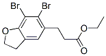 Ethyl 3-(6,7-dibromo-2,3-dihydro-1-benzofuran-5-yl)propanoate Structure,196597-75-8Structure