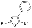 2,5-Dibromo-3-phenylthiophene Structure,19698-46-5Structure