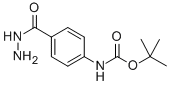 Tert-butyl 4-(hydrazinecarbonyl)-phenylcarbamate Structure,197092-43-6Structure