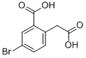 5-Bromo-2-(carboxymethyl)benzoicacid Structure,19725-82-7Structure