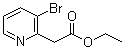 (3-Bromo-pyridin-2-yl)-acetic acid ethyl ester Structure,197376-41-3Structure