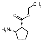 (1R,2s)-2-amino-cyclopentanecarboxylic acid ethyl ester Structure,197916-36-2Structure