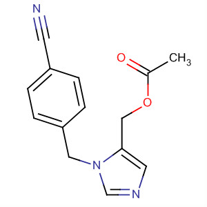 1-(4-Cyanobenzyl)-5-(acetoxymethyl)imidazole Structure,198648-98-5Structure