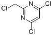 4,6-Dichloro-2-(chloromethyl)pyrimidine Structure,19875-05-9Structure