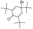 4-Bromo-2,4,6-tri-tert-butyl-2,5-cyclohexadienone Structure,1988-75-6Structure