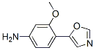 3-Methoxy-4-(1,3-oxazol-5-yl)aniline Structure,198821-79-3Structure