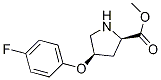 D-proline, 4-(4-fluorophenoxy)-, methyl ester, (4r)- Structure,198968-99-9Structure