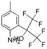 2-(2-氨基-5-甲基-苯基)-1,1,1,3,3,3-六氟-2-丙醇结构式_1992-07-0结构式