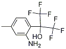 2-(2-氨基-4-甲基-苯基)-1,1,1,3,3,3-六氟-2-丙醇结构式_1992-08-1结构式