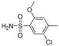 5-氯-2-甲氧基-4-甲氨基苯磺酰胺结构式_199590-75-5结构式