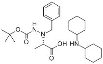 (S)-(+)-Nα-苯-Nβ-Boc-L-肼基丙氨酸二环己基胺盐Salt结构式_199605-10-2结构式