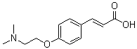 4-(2-Dimethylamino)ethoxycinnamic acid hydrochloride Structure,199678-86-9Structure