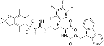 Fmoc-arg(pbf)-opfp Structure,200132-16-7Structure