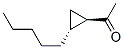 Ethanone, 1-(2-pentylcyclopropyl)-, trans-(9ci) Structure,200441-14-1Structure