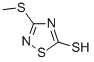 3-Methylmercapto-5-mercapto-1,2,4-thiadiazole Structure,20069-40-3Structure