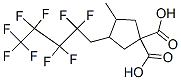 3-(1H,1H-nonafluoropentyl)-4-methylcyclopentane-1,1-dicarboxylic acid Structure,20116-32-9Structure