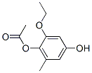 1,4-Benzenediol,2-ethoxy-6-methyl-,1-acetate(9ci) Structure,202201-71-6Structure