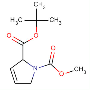 1-(Tert-butoxycarbonyl)-2,5-dihydro-1h-pyrrole-2-carboxylic acid methyl ester Structure,202477-57-4Structure