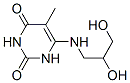 2,4(1H,3h)-pyrimidinedione, 6-[(2,3-dihydroxypropyl)amino]-5-methyl-(9ci) Structure,202916-75-4Structure